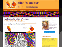 Tablet Screenshot of clickncolour.com